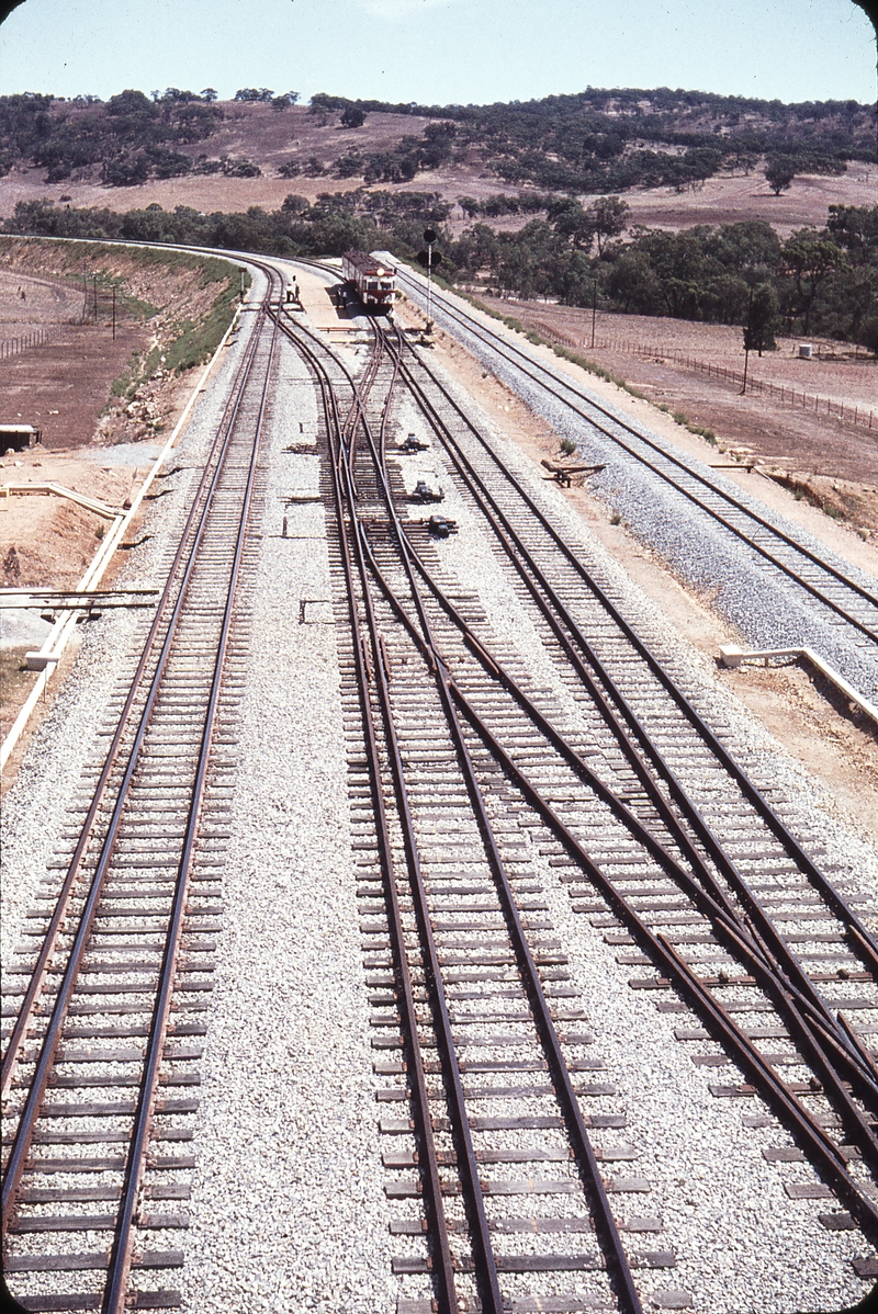 107188: West Toodyay Looking West Down WAGR Special Wildflower Railcar