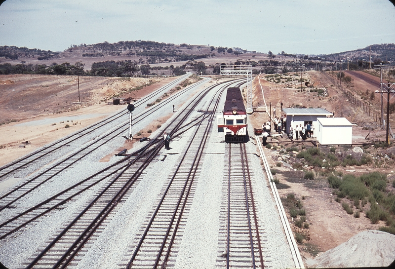 107199: West Toodyay Up WAGR Special Wildflower Railcar ADF 492 leading