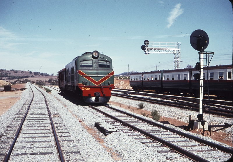 107202: West Toodyay Up Light Engine and Van X 1010 and Up WAGR Special Wildflower Railcar