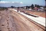 107252: Contract C22 13M 23Ch Looking East WAGR Tracklaying on narrow gauge future junction of Soundcem and Bibra Lake lines