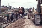 107390: Spearwood Sussex Street Looking East Shunt Y 1118 Last train on old narrow gauge