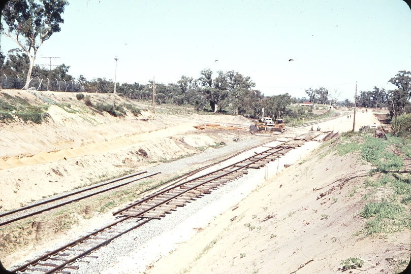107446: Contract C22 12M 7Ch Looking South Narrow Gauge Slue on West leg in progress