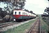 107491: Avon River Bridge Spencers Brook West Abutment Down Subiaco Football Club Special WildflowerRailcar