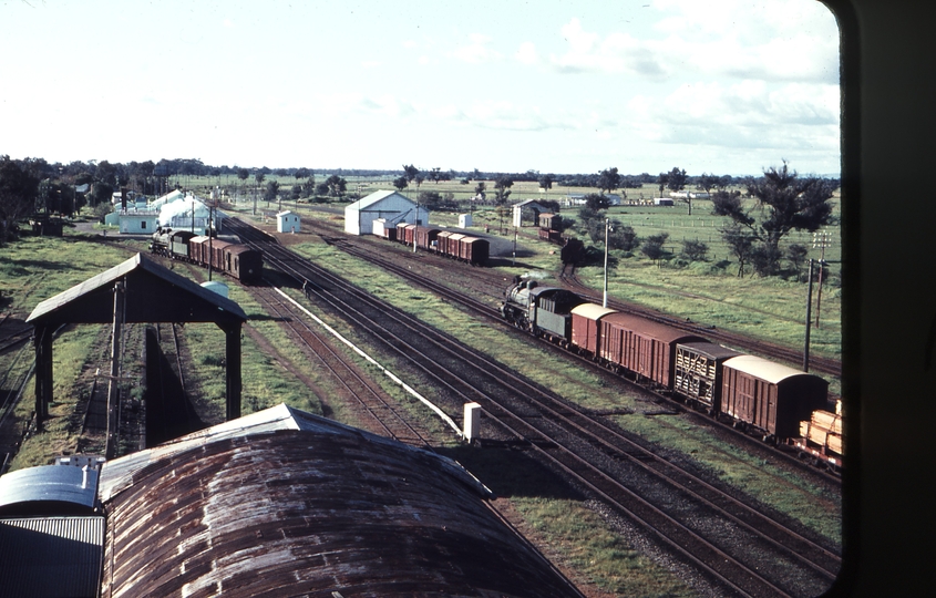 107774: Pinjarra Pmr 732 shunting and Up Goods Pmr 727