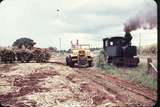 108011: Bingera Mill Field near South Kolan Blitz hauling wagons on temporary track and Ralf