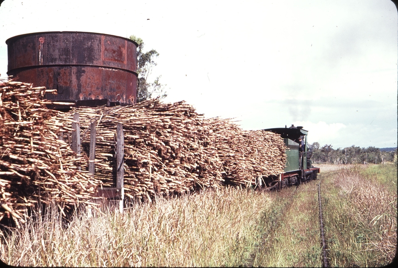 108023: Binger Mill Loading yard near QR Station No 1 B13 No 48 shunting
