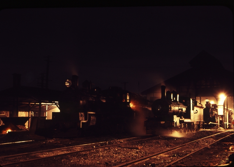 108062: Maryborough C17 710 Pb15 537 and in shed Pb15 440