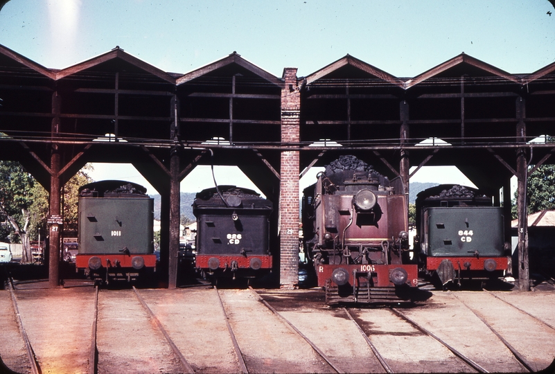 108148: Rockhampton Locomotive Depot BB18 1011 C17 826 Beyer Garratt 1006 B18 844