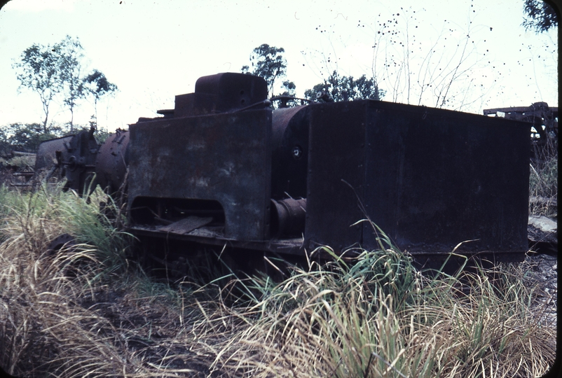 108203: Sarina Plane Creek Mill Remains of 0-4-2T in rotten row