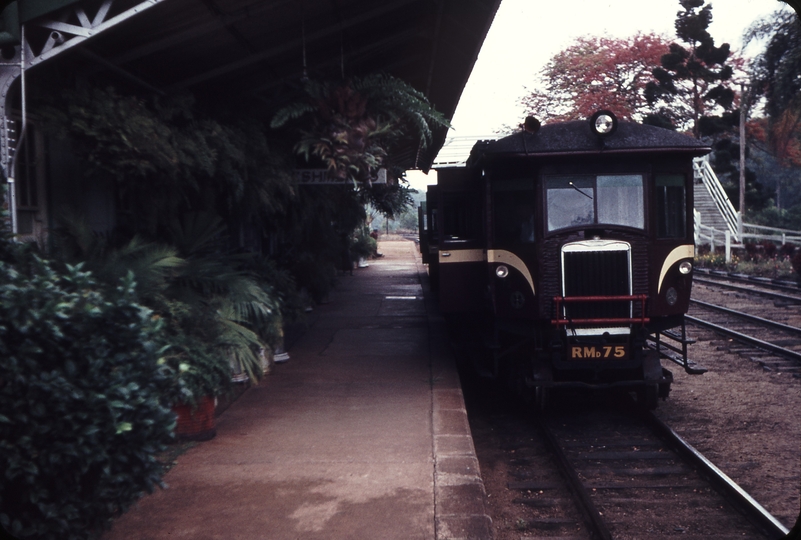 108274: Kuranda Down Rail Motor RMd 75 leading