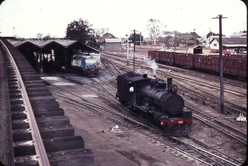 108279: Mareeba Locomotive Depot 1173 Pb15 597