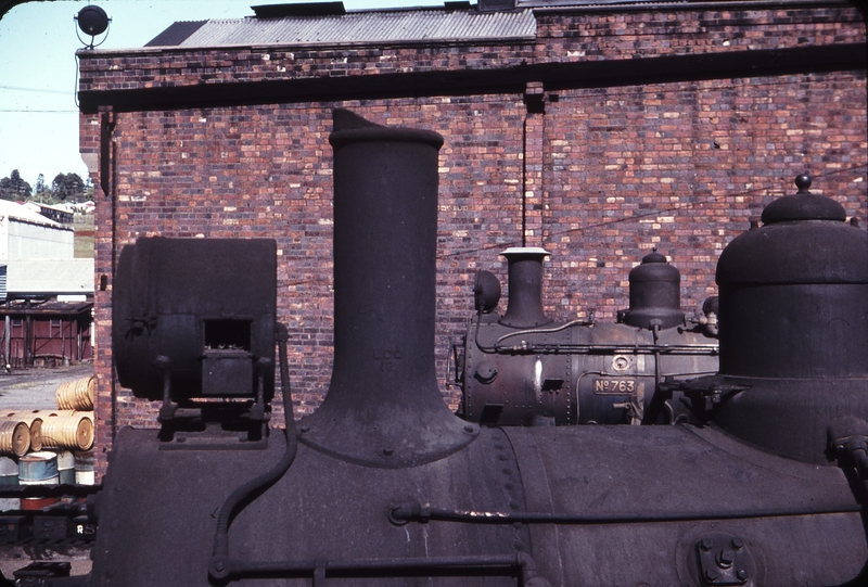 108484: Toowoomba Locomotive Depot Pb15 731 C17 763