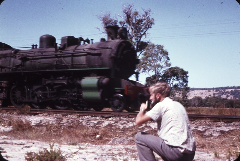 108711: Mundijong Junction Down Goods Pmr 732 Weston Langford in foreground Photo Wendy Langford