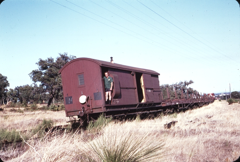 108740: Mile 12 Old ER Down Work Train F 43 propelling Photo Wendy Langford