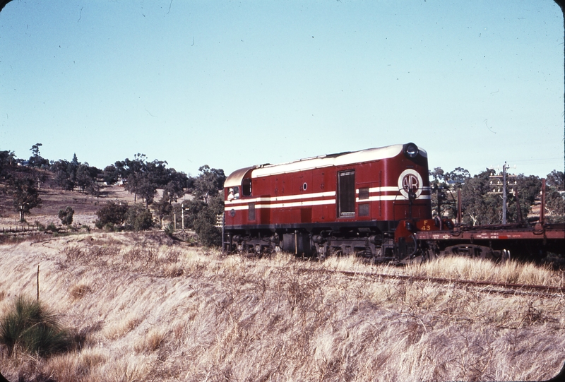 108742: Mile 13 Old ER Down Work Train F 43 propelling Photo Wendy Langford