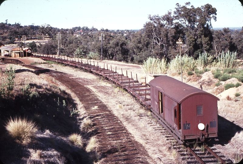 108744: Swan View Down Work Train F 43 propelling Photo Wendy Langford