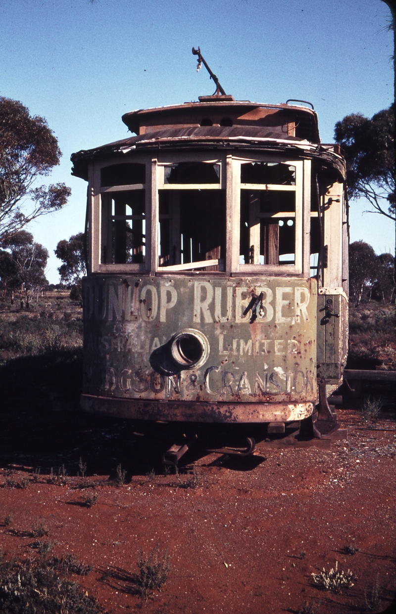 108864: Opposite Mile 369 Great Eastern Highway Kalgoorlie Tram No 23