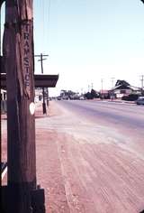 108910: Kalgoorlie Tram Stop Sign in Boulder Road