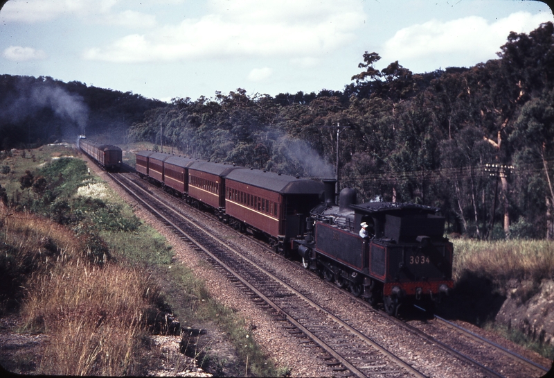 108979: Fassifern Down Newcastle Express 3824 and Up Suburban 3034