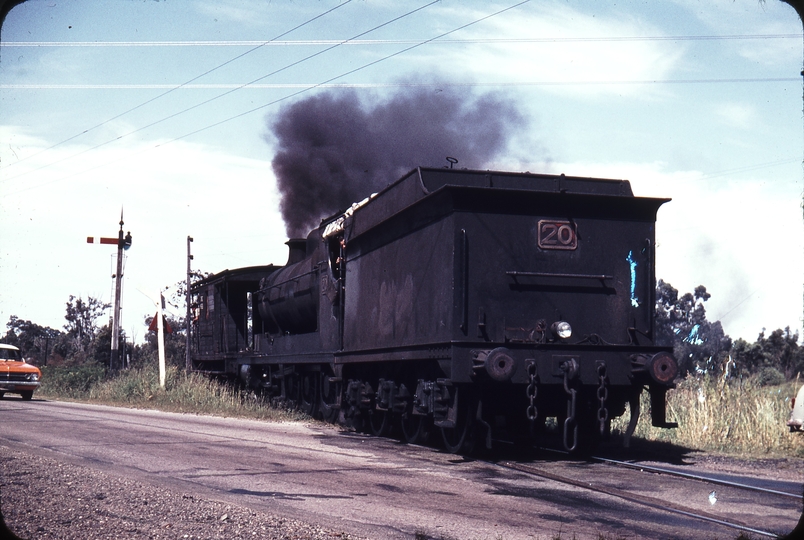 109020: Neath Down Light Engine and Van ROD 20 On Colliery Branch