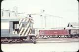 109101: Port Pirie Junction Marie Elie Street Peterborough School Train RM 104 leading STC Ore Wagon in background