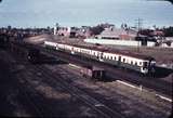 109149: Opposite East Perth Locomotive Depot Down Suburban Railcars