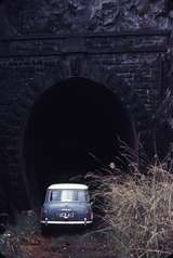 109240: Swan View Tunnel West Portal Langfords car in foreground