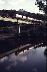 109680: Bridgetown Bridge Up ARHS Special Wildflower railcar ADF 493 leading