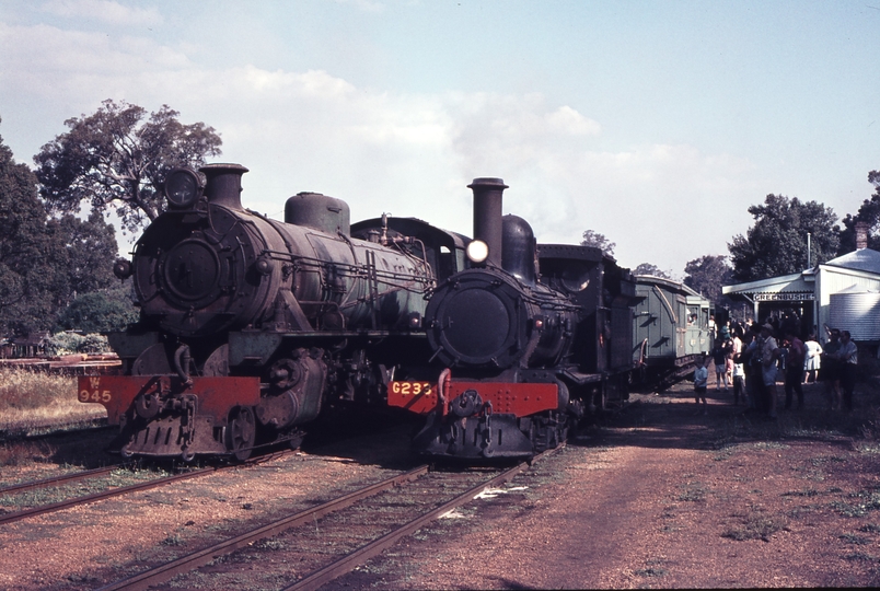 109806: Greenbushes Down Light Engine W 945 Up Bunbury Tourist Bureau Special G 233