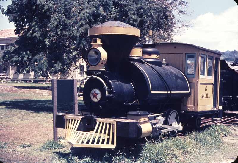 110142: Bishop Museum Honolulu HI Oahu Railway No 6