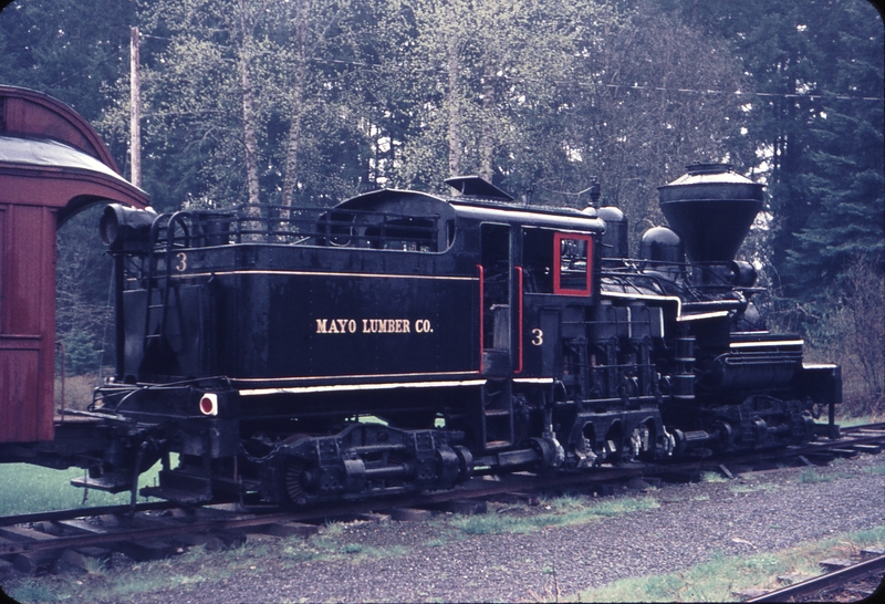 110161: Duncan BC Cowichan Valley Forest Museum Mayo Lumber No 3