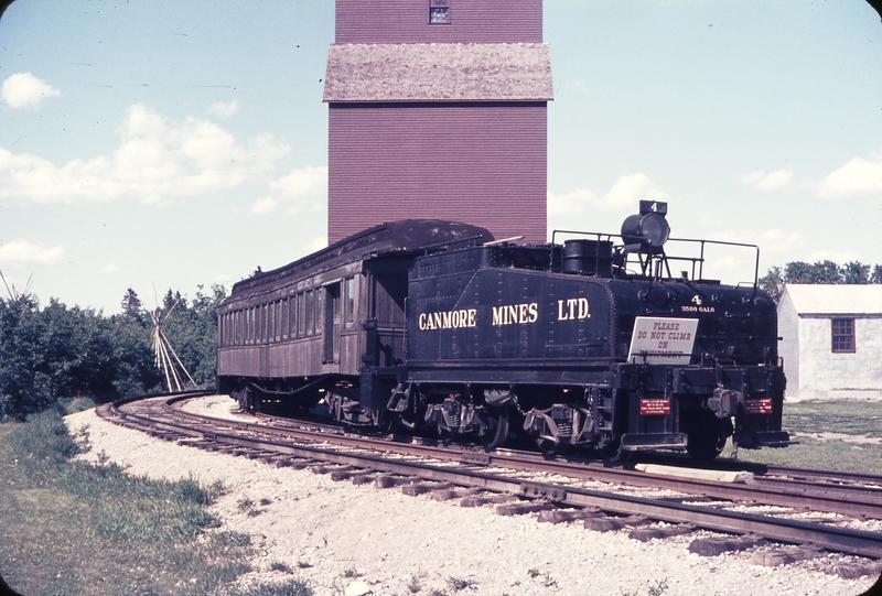 110225: Heritage Park Calgary AB Bowell Station Tender from Canmore Mines No 4