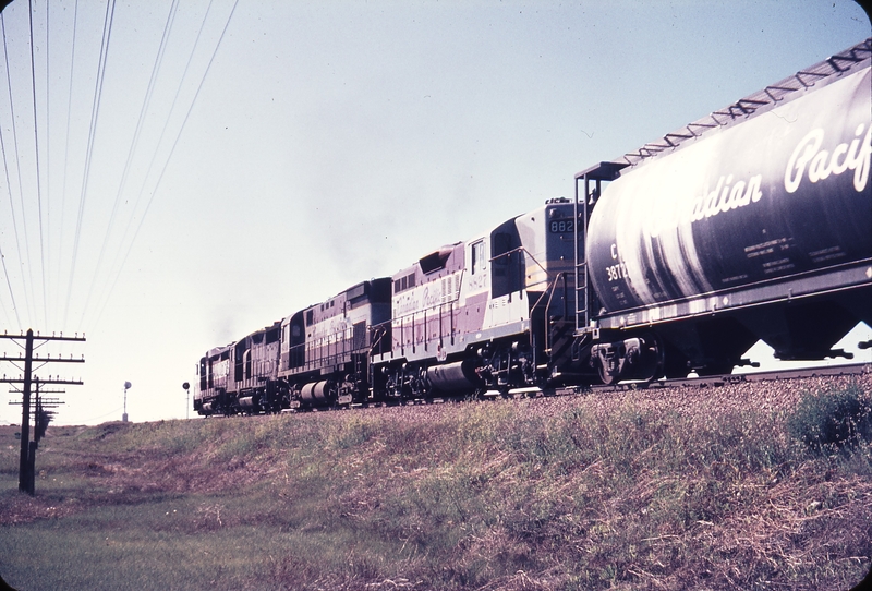 110240: Mile 8.8 Brooks Sob. AB Westbound Freight 5000 5023 4249 8827