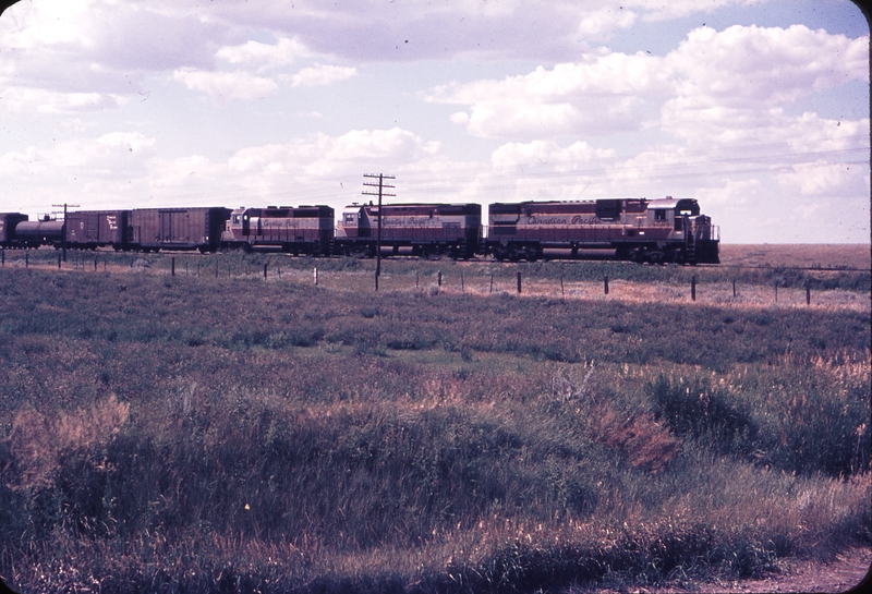 110256: Mile 120.8 Maple Creek Sub. AB No 948 Freight 4504 4204 5022