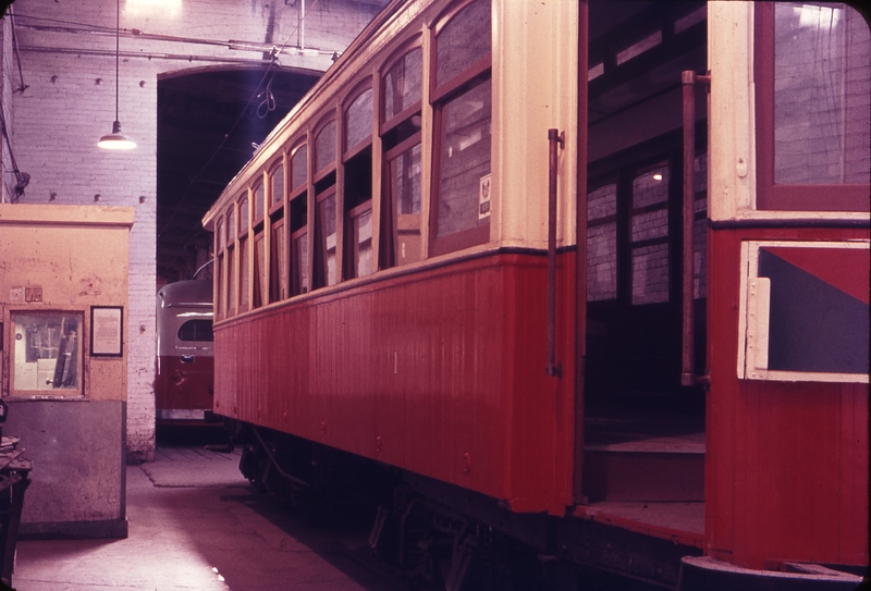 110269: Edmonton AB Tram No 1 in Barn near Exhibition Ground