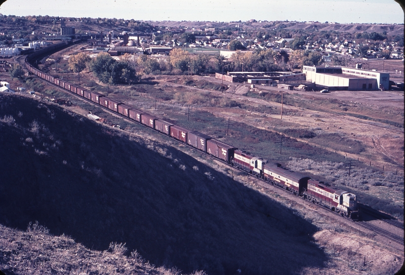 110283: Medicine Hat AB Mile 145.9 Maple Creek Subdivision Eastbound Freight 8654 4444 8530