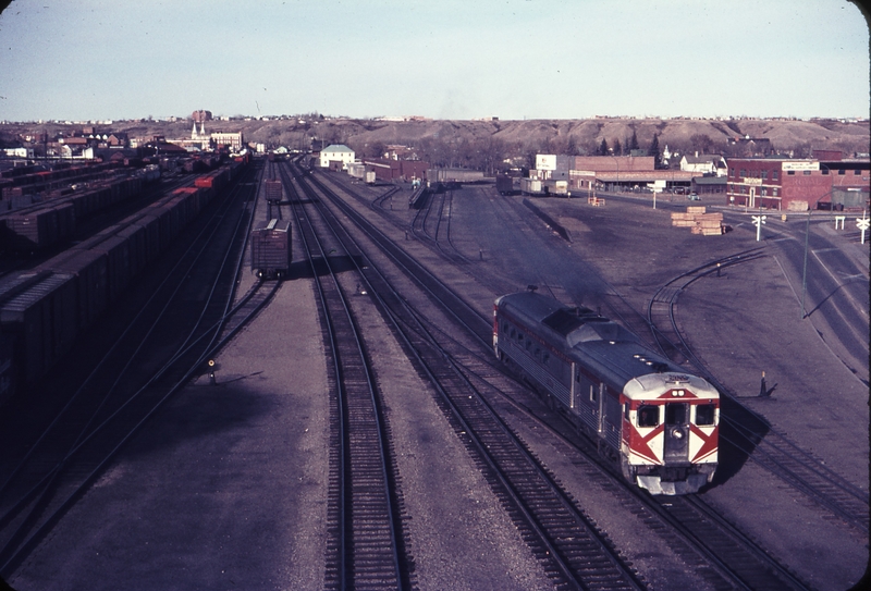 110341: Medicine Hat AB Allowance Avenue Bridge No 307 Lethbridge Dayliner 9022