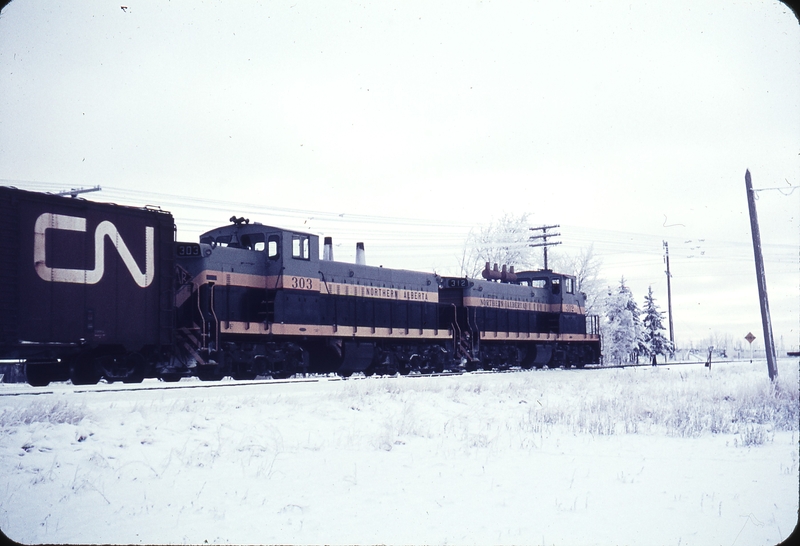 110361: Mile 1.5 Edmonton Sub. Dunvegan Yard AB NAR No 76 Mixed from Lac La Biche 312 303