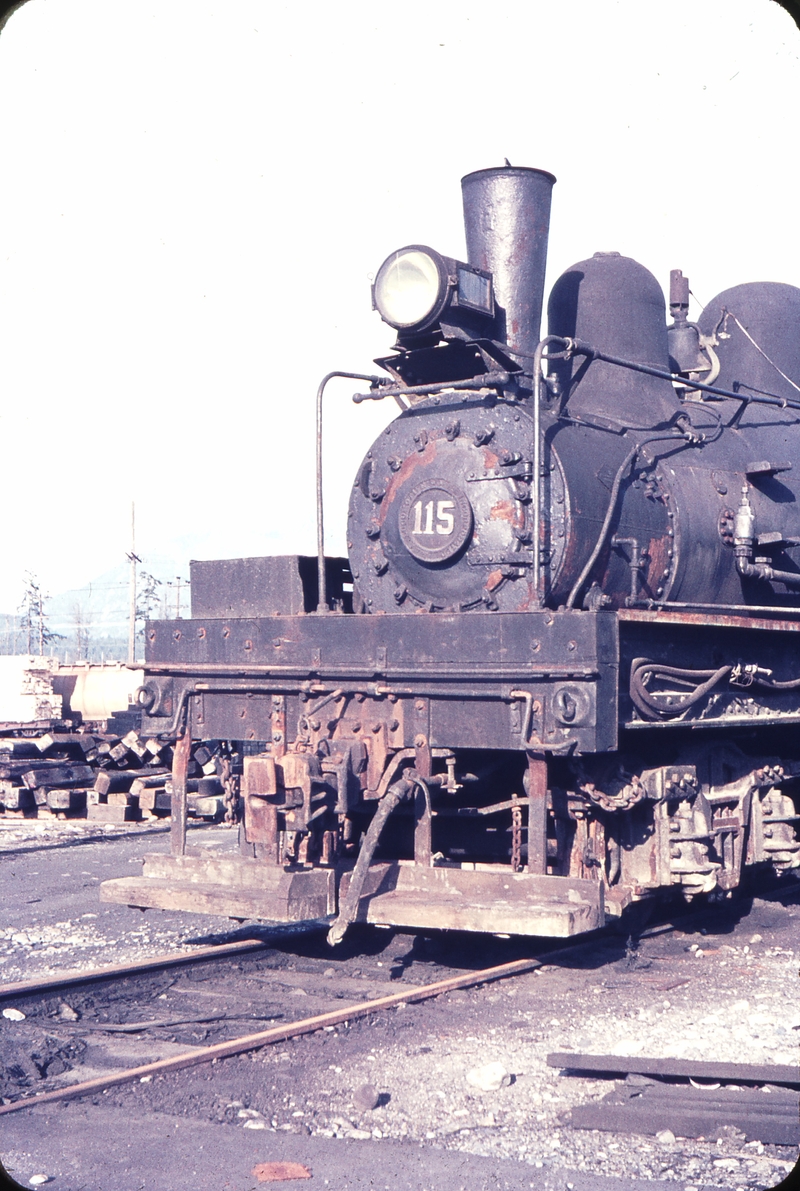 110380: Vancouver Wharves Ltd North Vancouver BC Railway Appliance Research Ltd Shay 115