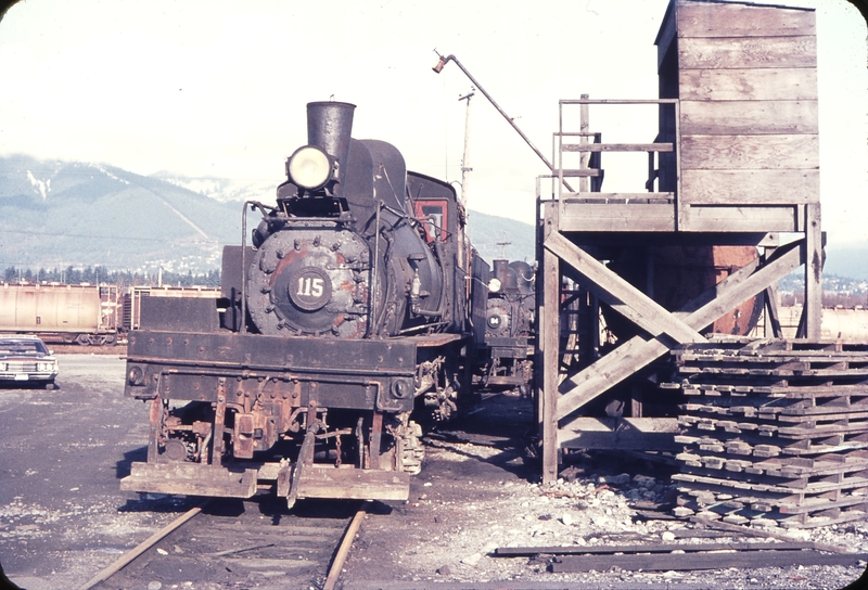 110383: Vancouver Wharves Ltd North Vancouver BC Railway Appliance Research Ltd Shay 115