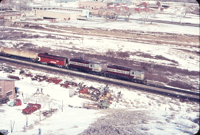 110451: Medicine Hat AB Mile 146 Maple Creek Sub. Eastbound Freight 8623 8694 4431