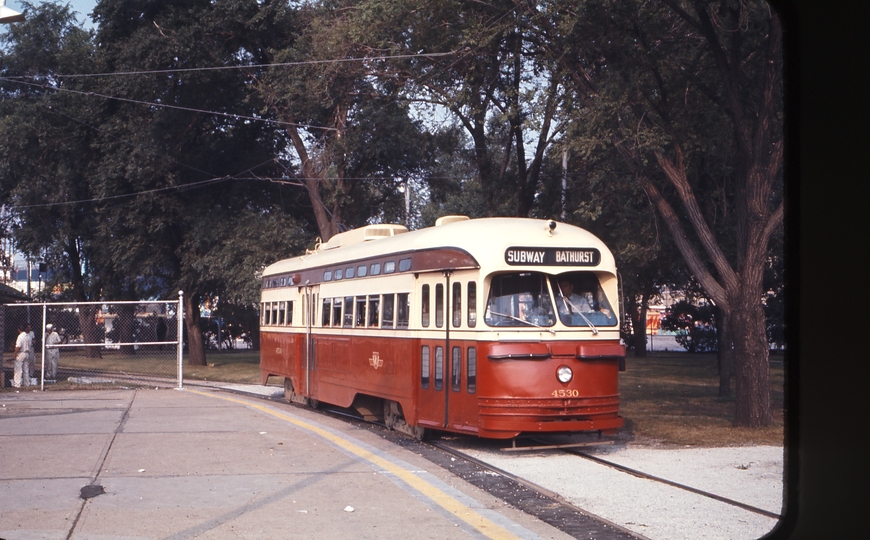 110594: Toronto Exhibition ON TTC Streetcar Eastbound 4530