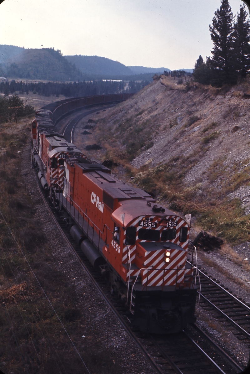 110668: Elko BC Extra 4555 East Coal Empty 4555 4553 4510 4552