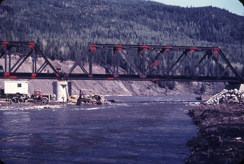 110813: Fording Sub. BC Bridge at Mile 5.8