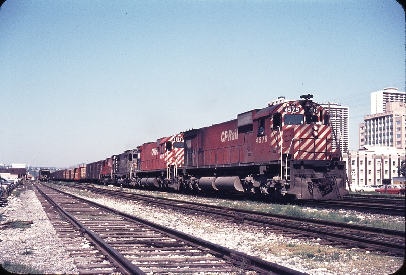 110842: Calgary AB Eastbound Freight 4579 4513 4507 4509