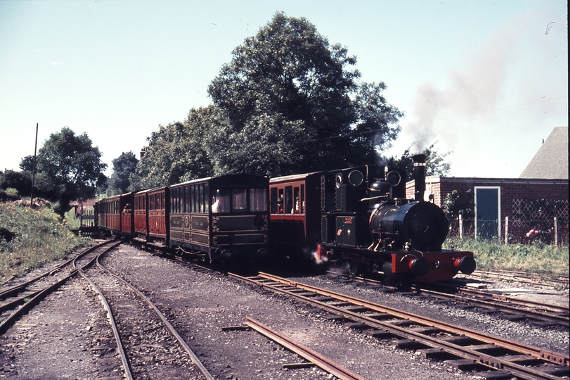 111150: Talyllyn Railway Towyn Pendre MER Down Passenger No 4 Edward Thomas and Up Passenger No 2 Dolgoch