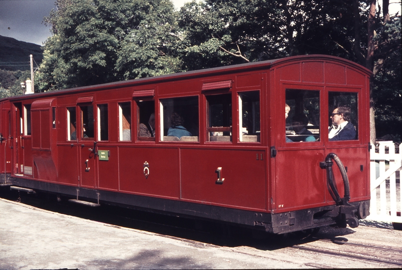 111194: Festiniog Railway Tan-Y-Bwlch MER Observation Car No 11 on Up Passenger