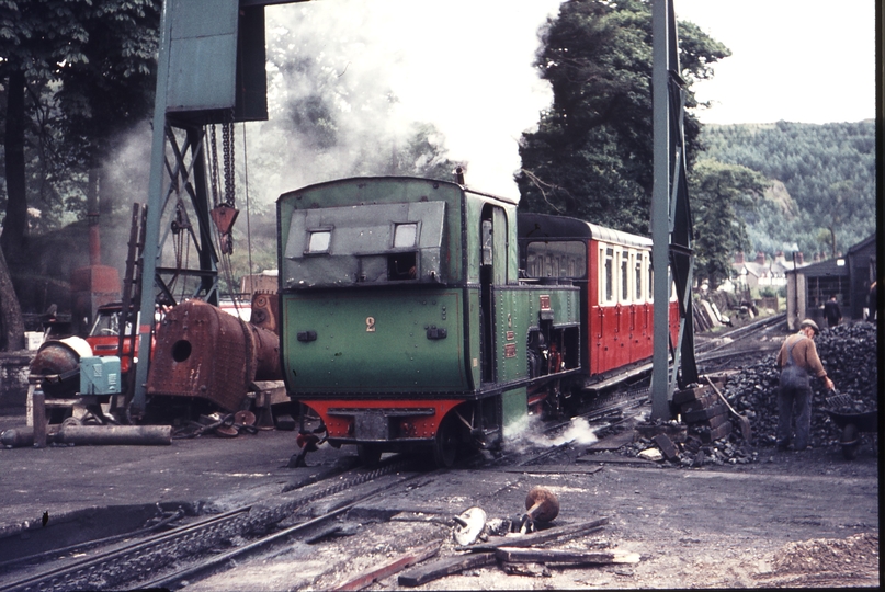 111204: Snowdon Mountain Railway Llanberis CAE No 2 Enid shunting 1100 Train