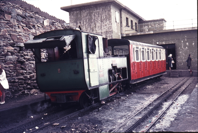 111211: Snowdon Mountain Railway Snowdon Summit CAE Descending Train No 2 Enid