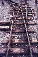 111214: Llanberis Lake Railway Gilfach Ddu CAE Stub and swing rail crossing turnout